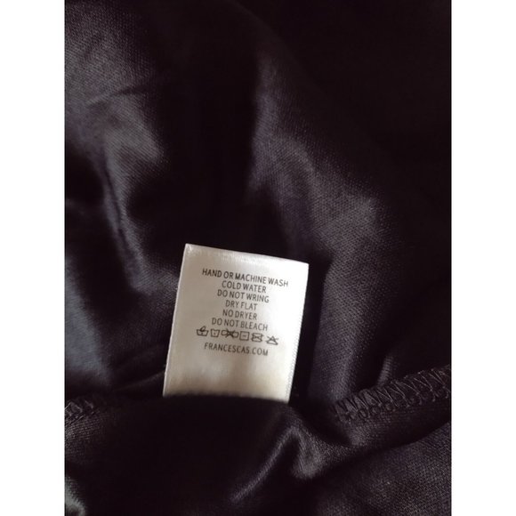 Francesca's Miami Crotchet Lace Overlay Dress Size S Black Sleeveless Boho - Picture 10 of 11